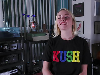 JOI Is this CUTE TEEN WHORE knocked up after taking a HUGE CREAMPIE?