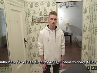 Hård Sex DEBT4k. Boy allows stranger to bang his GF because she spent too much