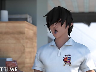 Hentai ADULT TIME, Hentai Sex School - Step-Sibling Rivalry