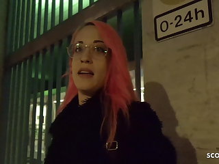 Pick Up GERMAN SCOUT - CRAZY PINK HAIR GIRL PICKUP AND FUCK FOR CASH