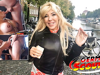 GERMAN SCOUT - FIT MATURE MONICA PICKED UP AND FUCKED ON STREET