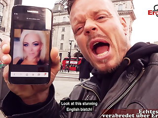 Vedd Fel German tourist has real gonzo sex date with blonde slut in London