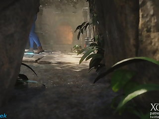 Хентай Lara Croft, Goddess, Outdoors