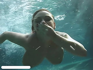 Fkk Swimming with Autumn Jade and her huge tits, upscaled to 4K