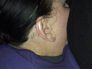 Cum Swallowing Old BBW sucks and swallows black cock sloppy