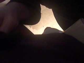 Interracial Me sucking  tranny cock in Lingerie