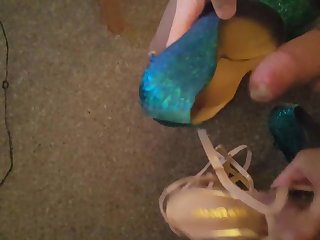 Two loads for two sexy pairs of shoes